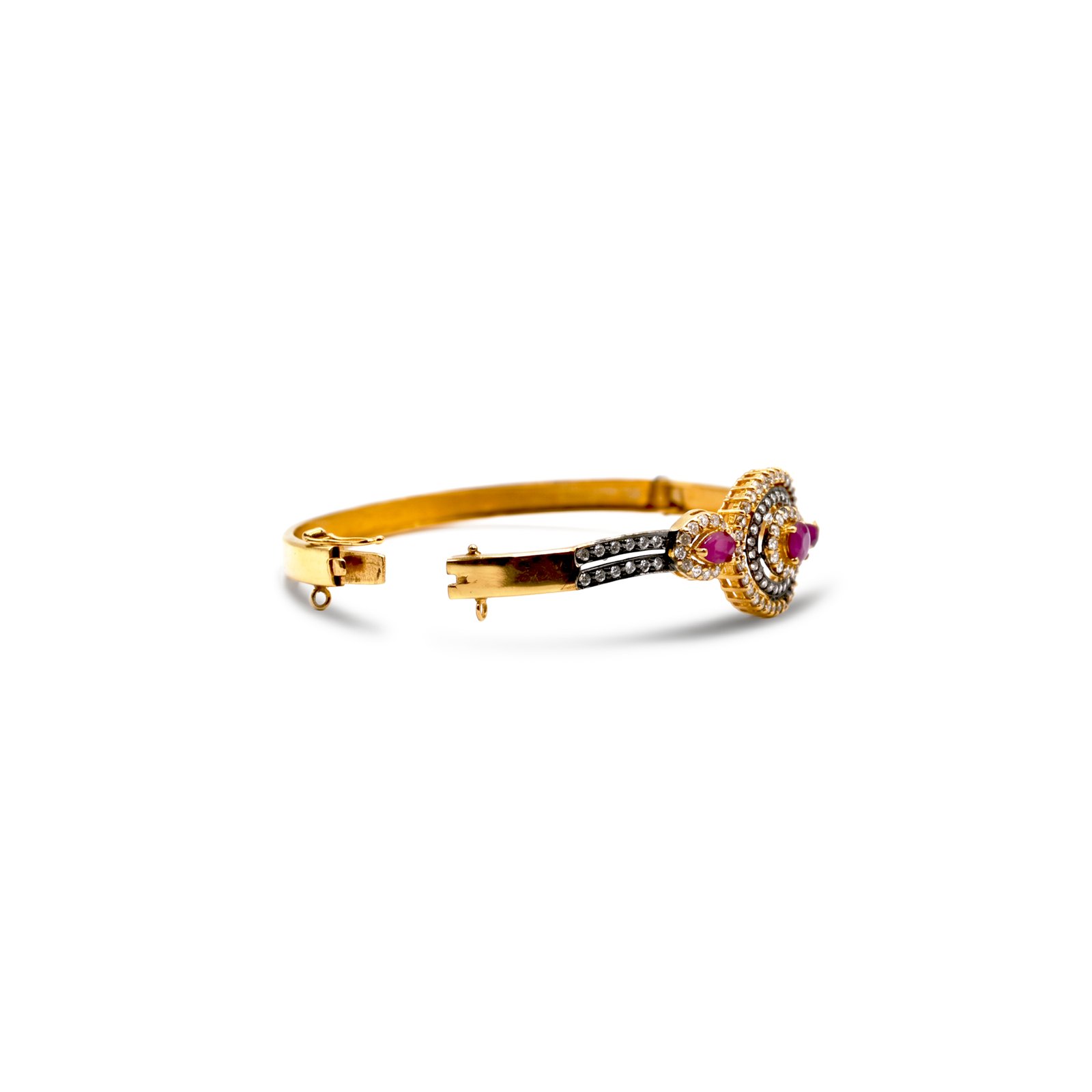 Ruby Halo Bangle